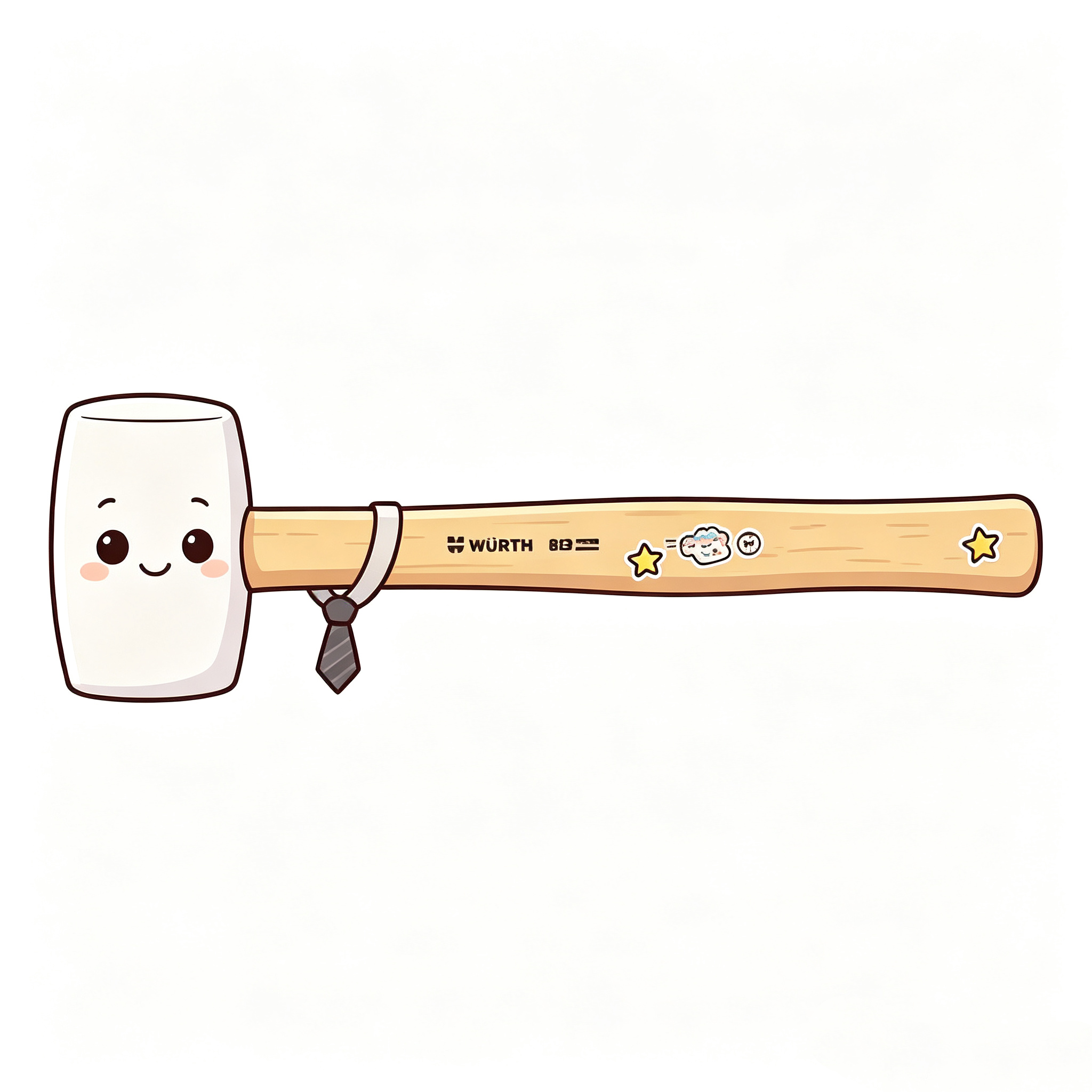 Milo, an illustrated the rubber mallet